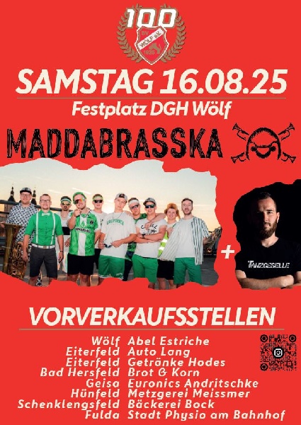 16. August.: MADDABRASSKA kommt nach Woelf