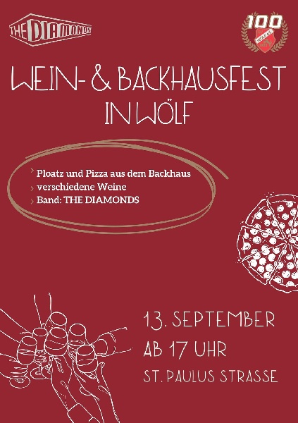 13.9.2025: Wein- und Backhausfest im Rahmen 100Jahre SVW